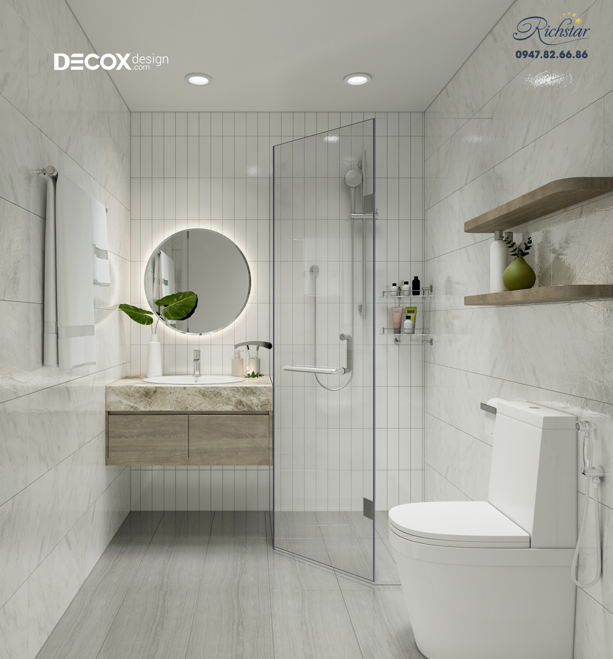Chiêm ngưỡng thiết kế căn hộ Richstar 65m2 12 thiet ke can ho richstar 65m2 13 - Richstar Tân Phú