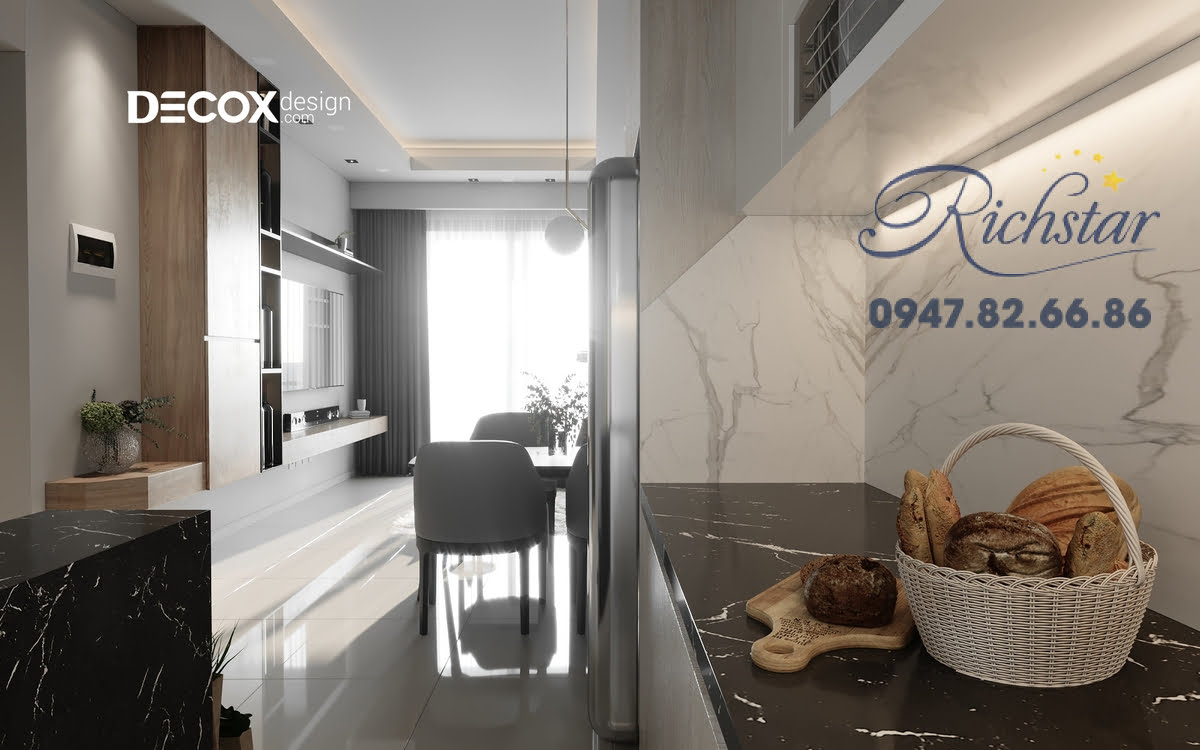 Thiết kế nội thất căn hộ Richstar 65m2 9 thiet-ke-noi-that-richstar-65m2-de190061-07-phong-bep-decox-design