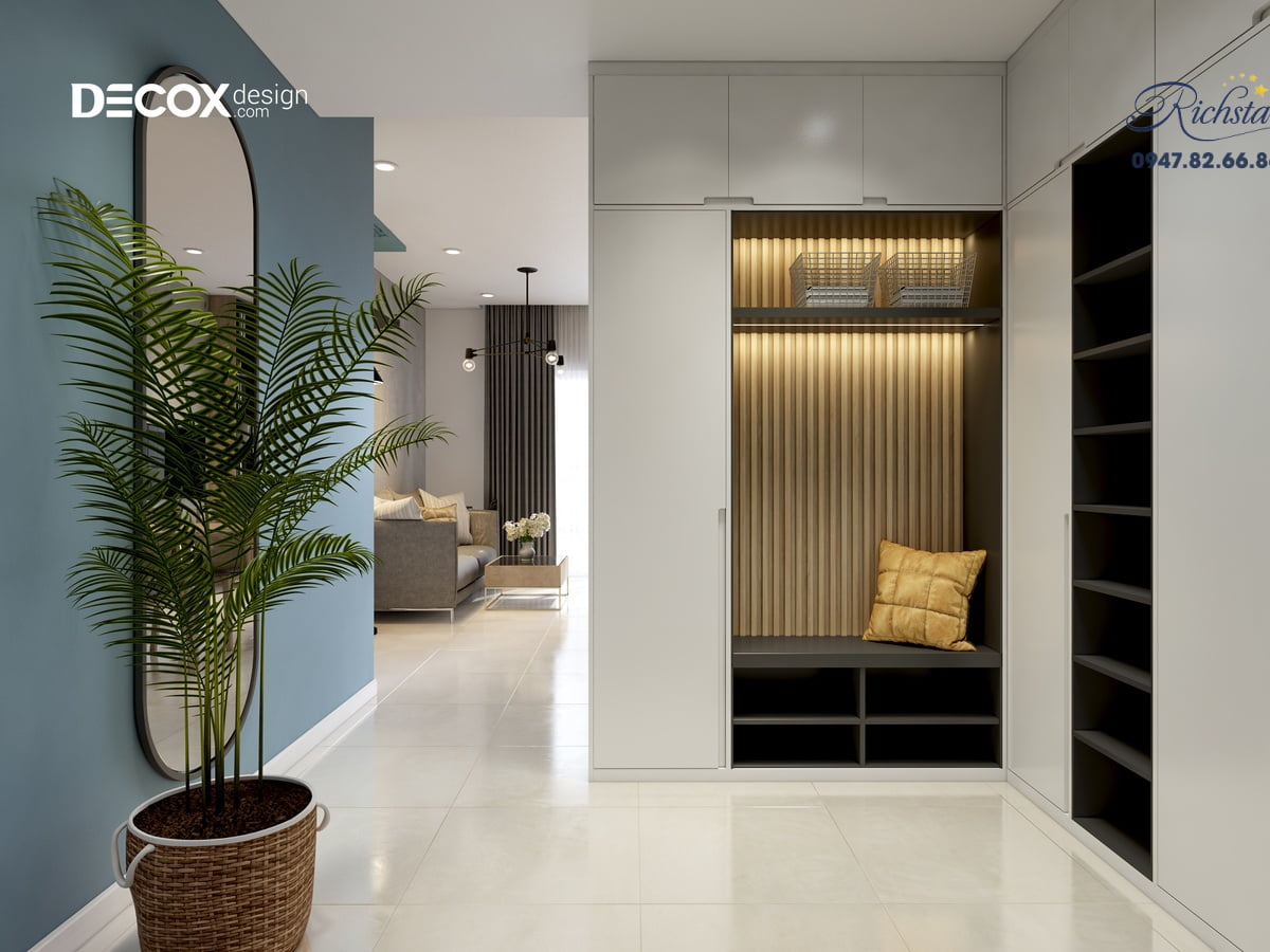 Thiết kế nội thất căn hộ Richstar 90m2 de190009