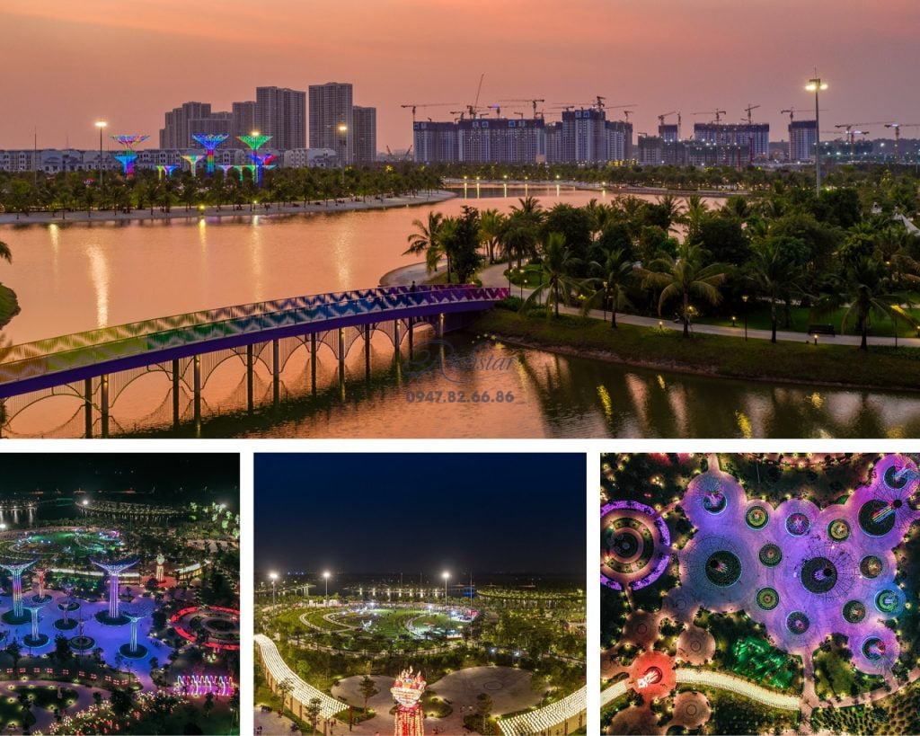 Khám phá tiện ích Vinhomes Grand Park có gì hấp dẫn? 2 toan canh cong vien anh sang grand forest rong den 36ha - Richstar Tân Phú