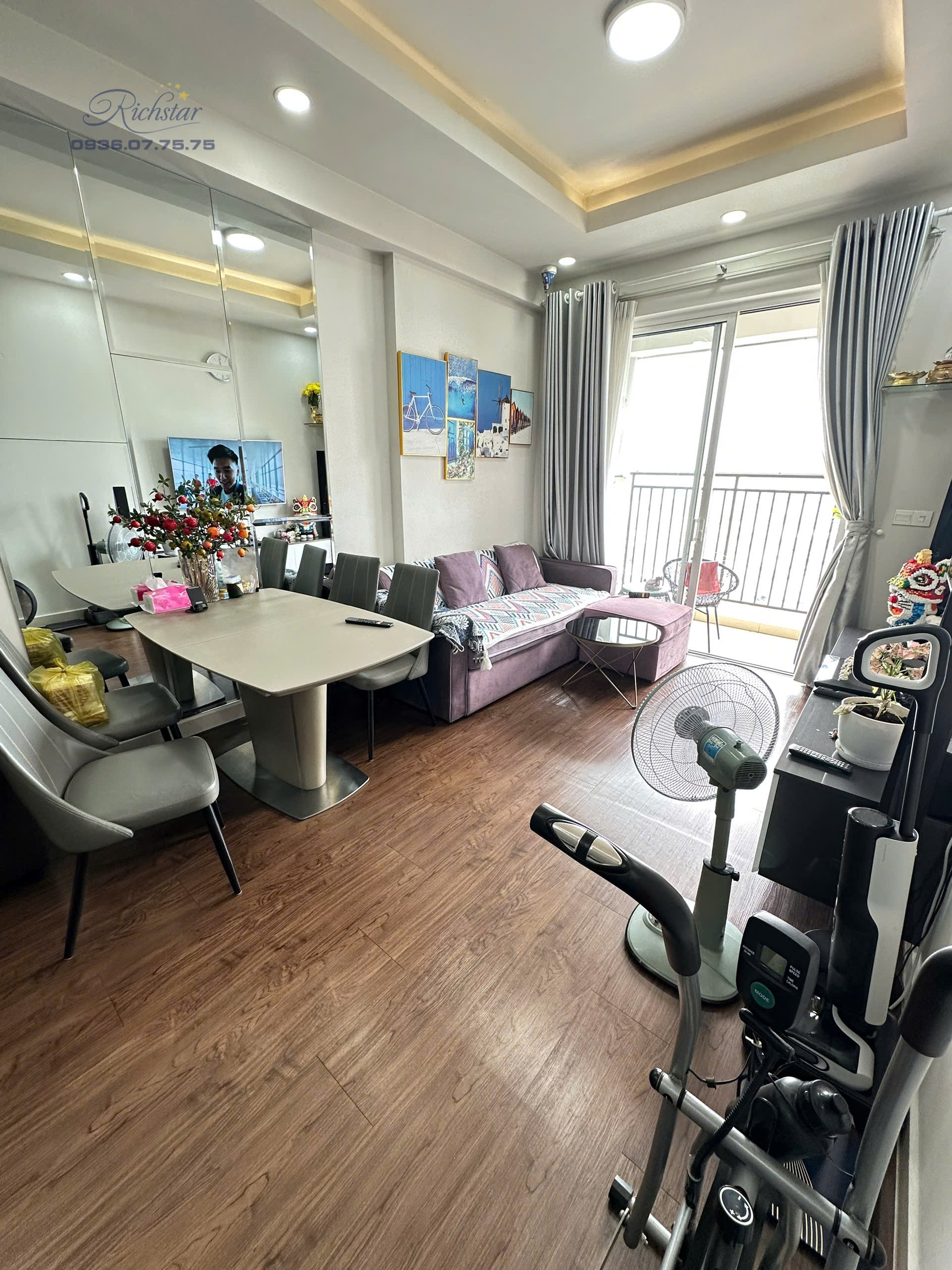 CĂN HDMB, 65M2, 2PN 2WC – 𝐑𝐈𝐂𝐇𝐒𝐓𝐀𝐑 KHU 1, VIEW TÔ HIỆU